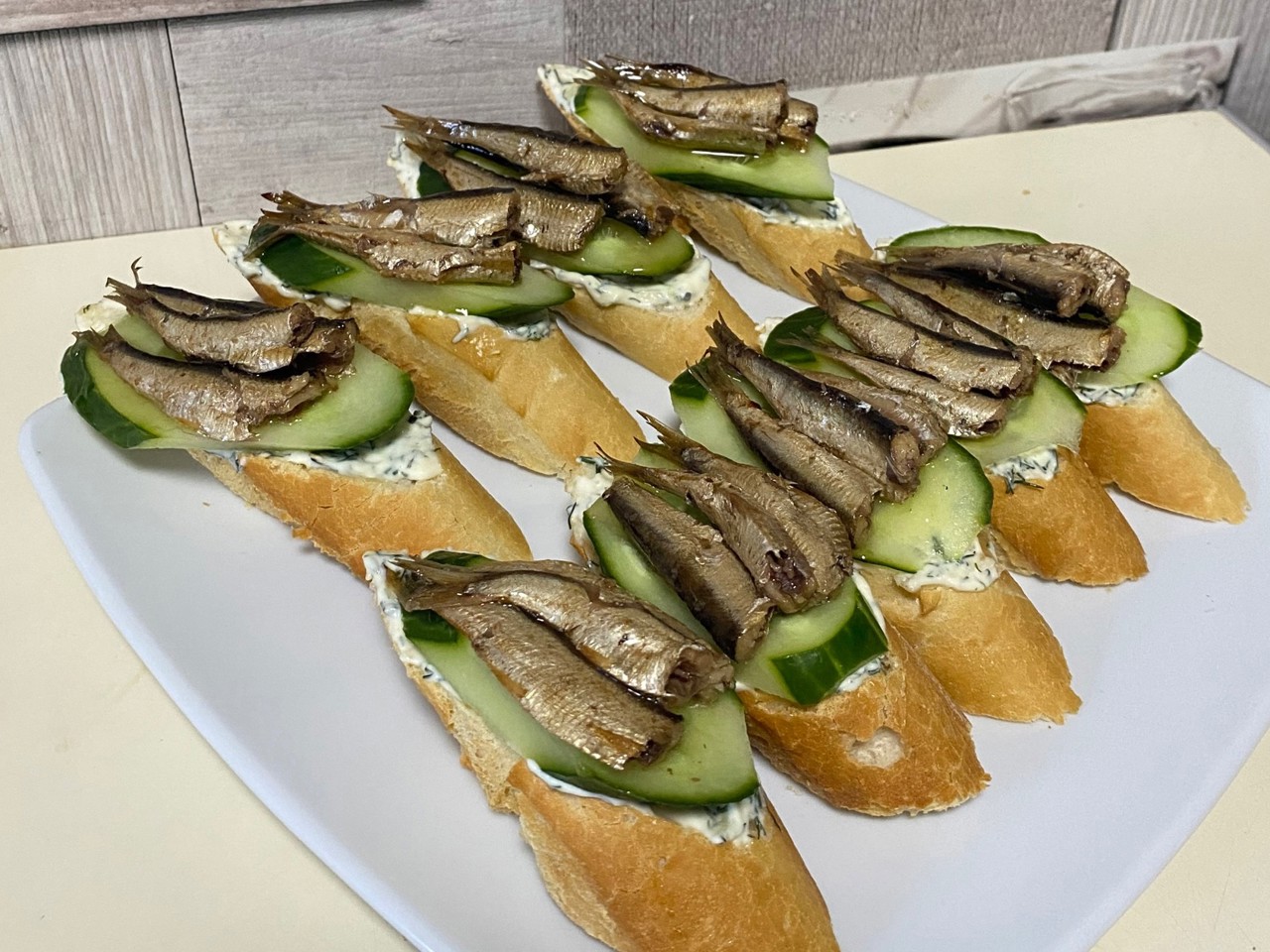 Baguette with Sprats