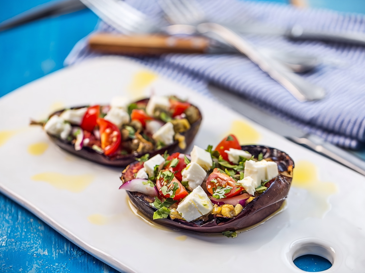 Eggplant with Feta