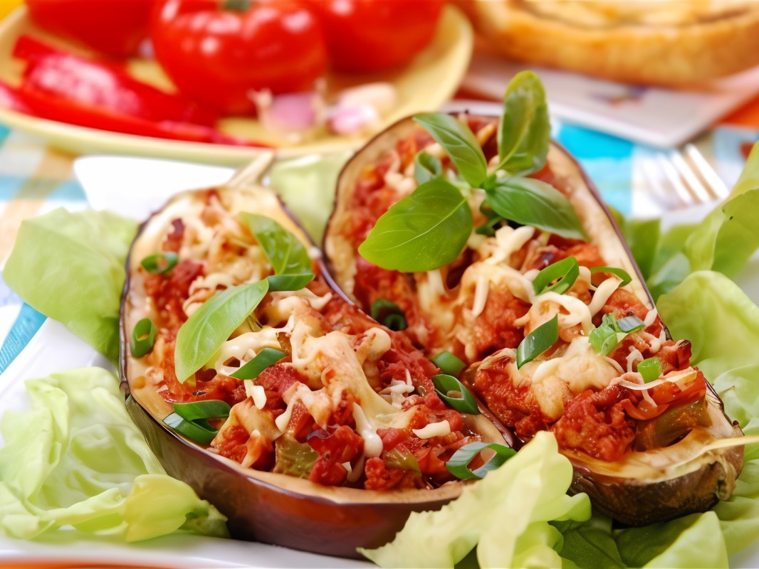 Eggplants Stuffed with Vegetables