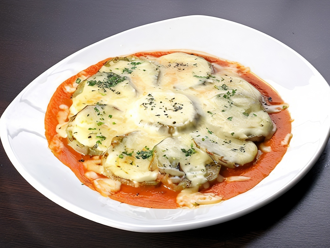 Eggplants Baked with Tomatoes