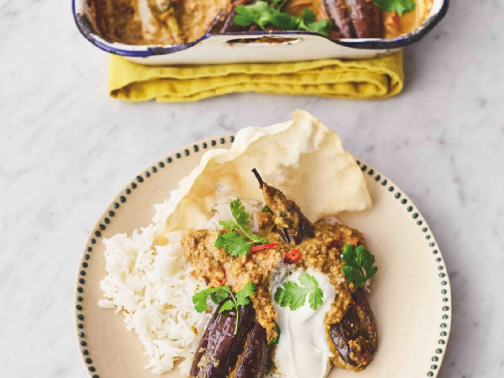 Eggplants with Curry