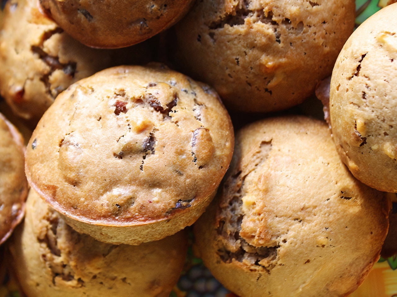 Banana Muffins with Nuts