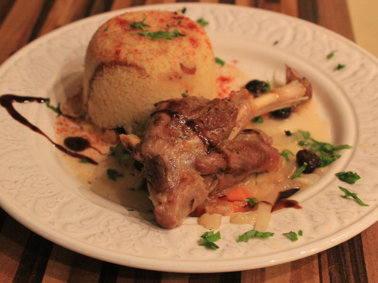 Lamb Shanks with Couscous