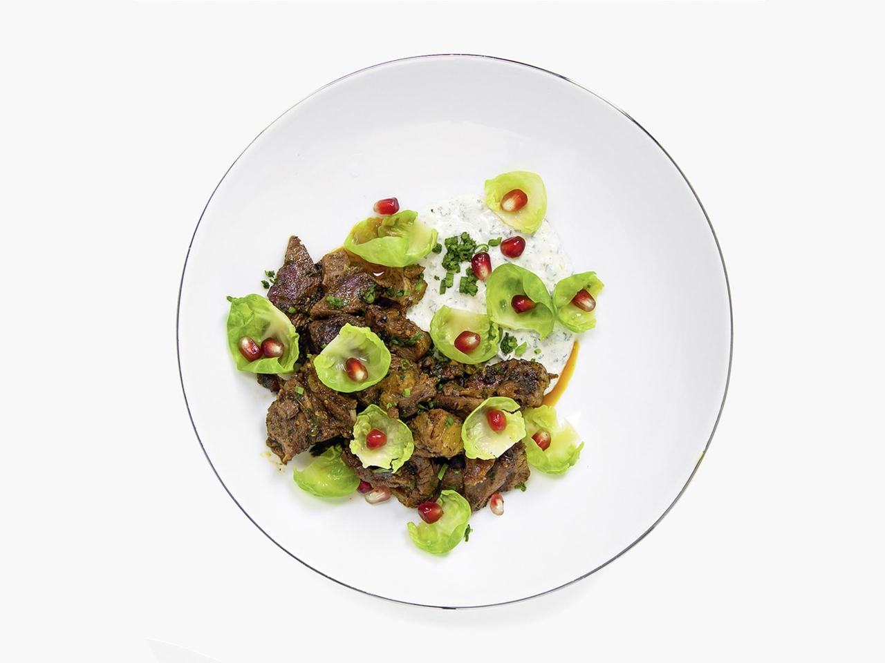 Lamb with Brussels Sprouts