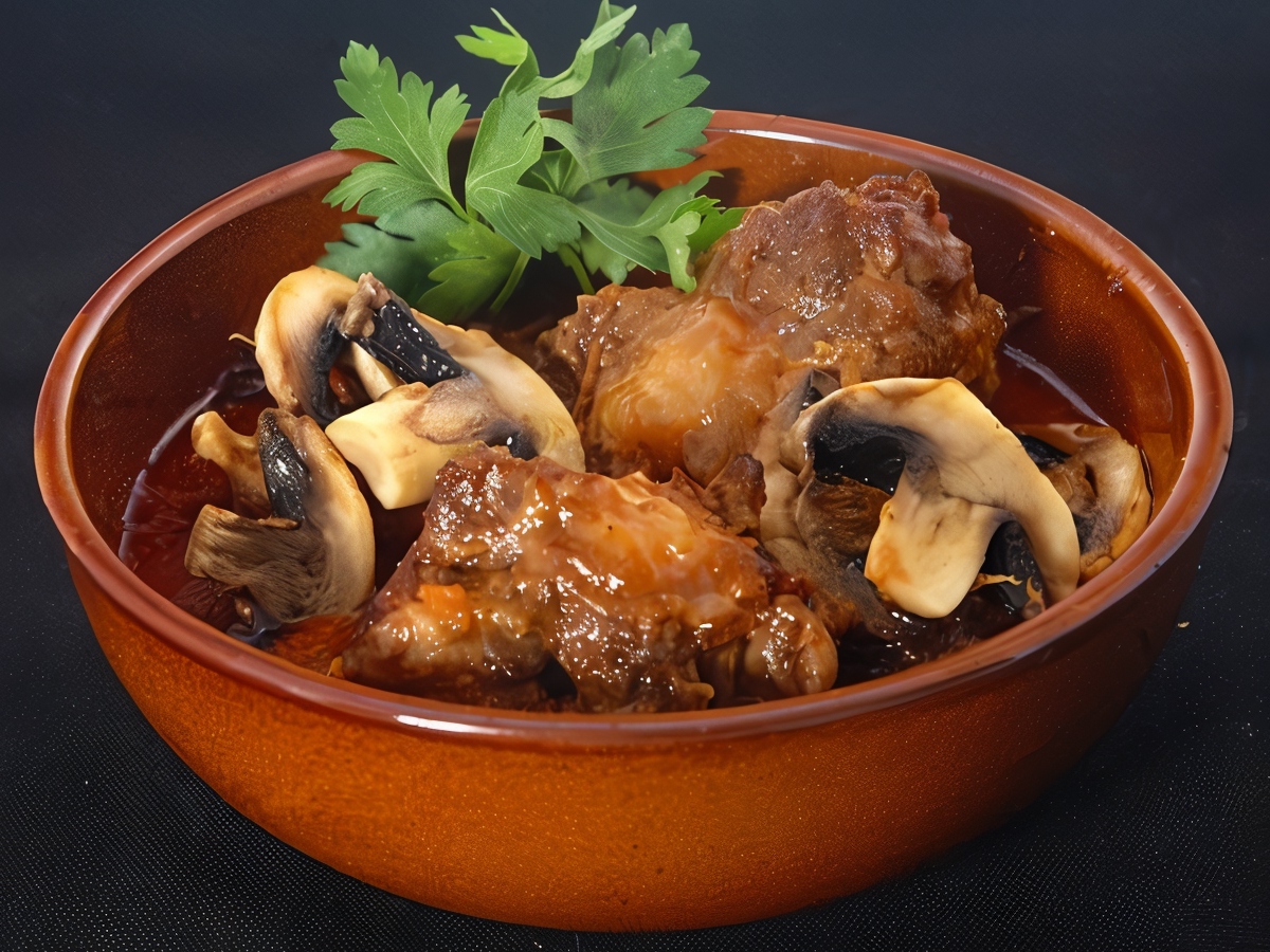 Lamb with Mushrooms