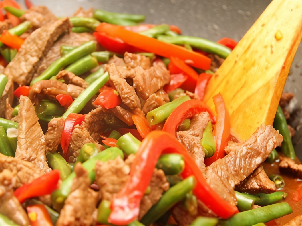 Lamb with Green Beans