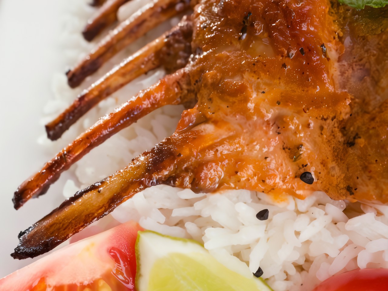 Tandoori Lamb with Tomato-Onion Salsa
