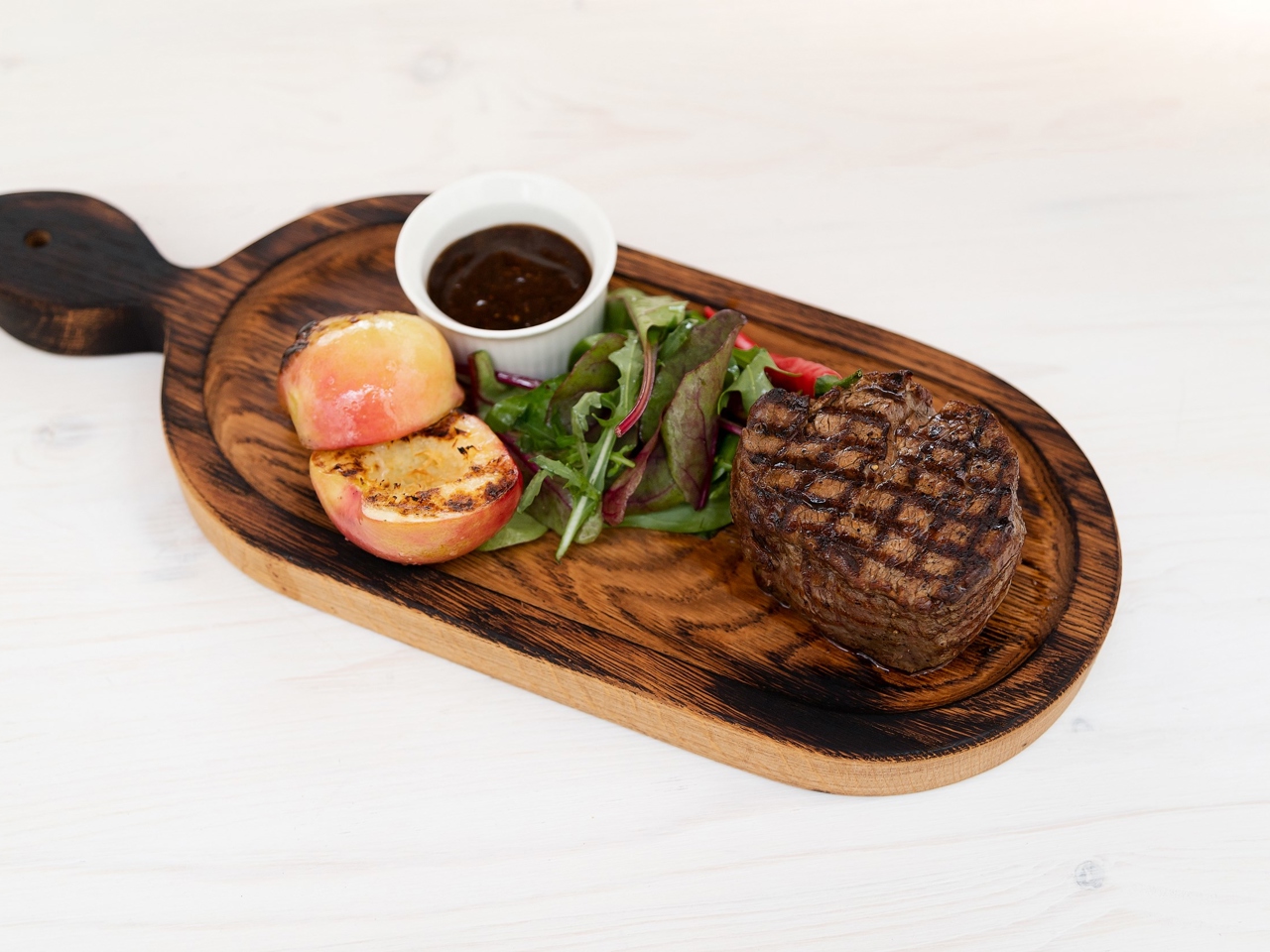 Lamb Rack with Nectarines