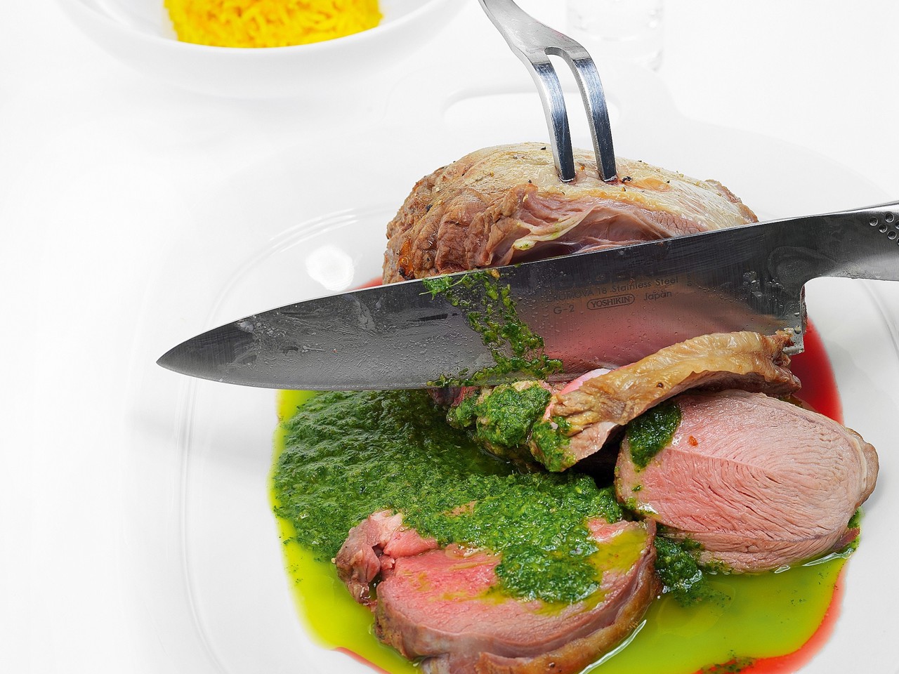 Lamb Leg with Green Sauce