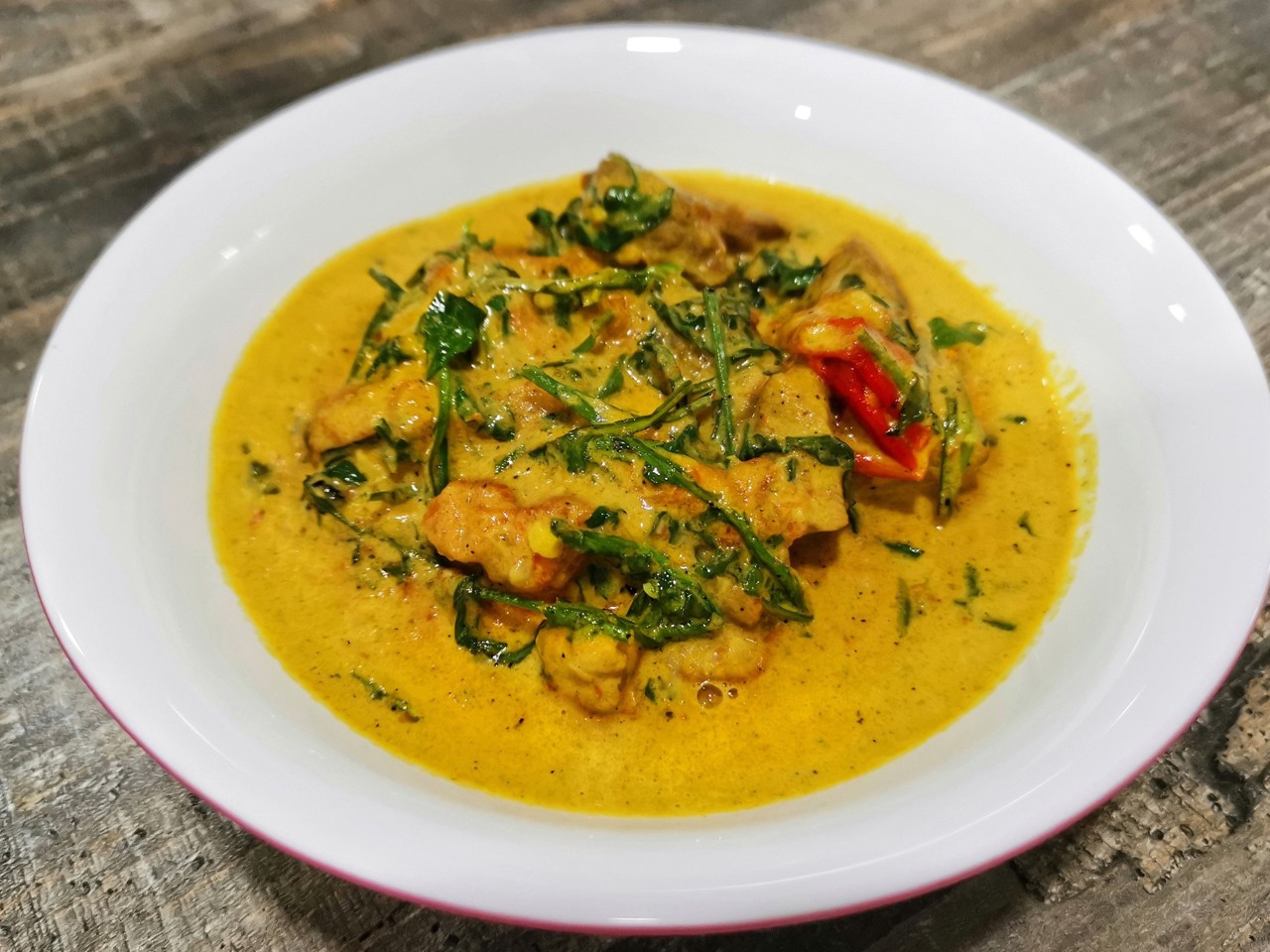 Turkey Thigh in Cream Sauce