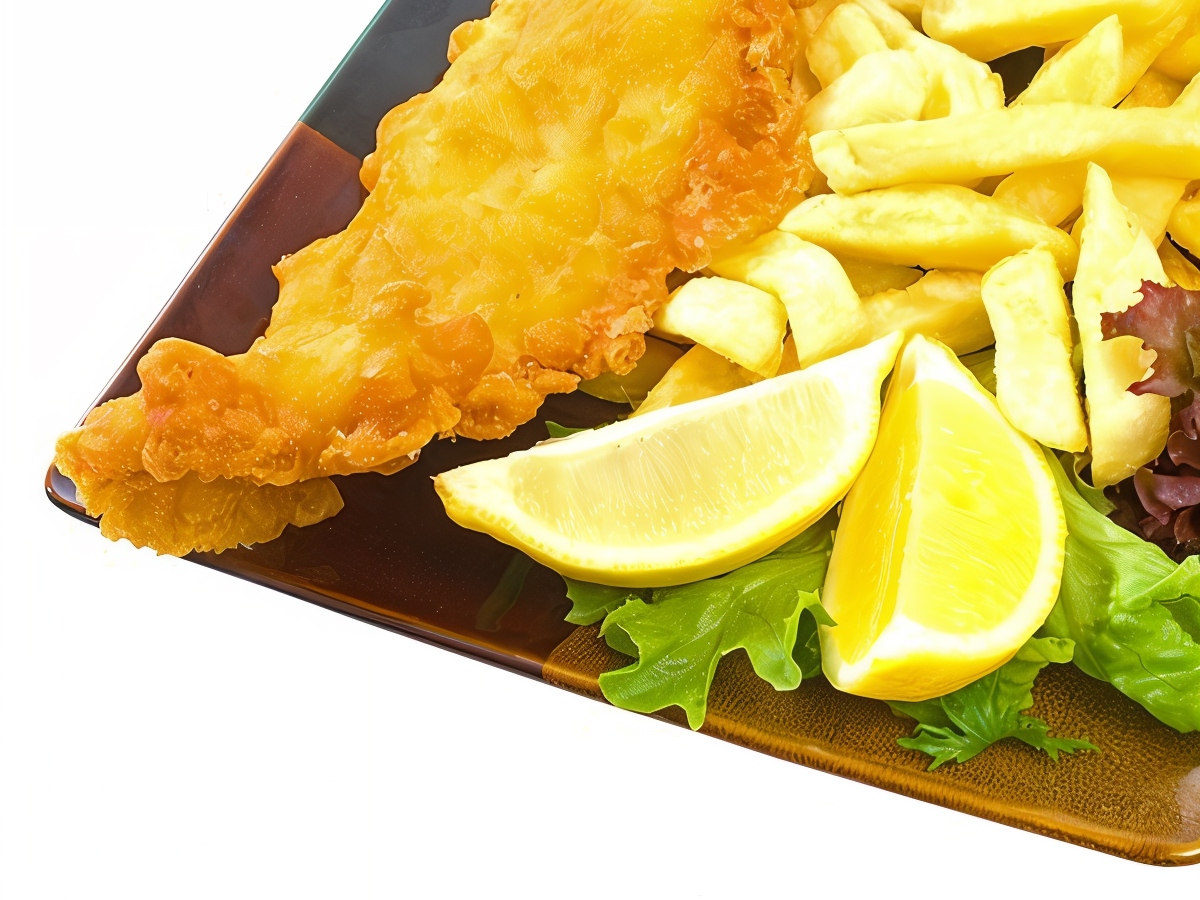 White Fish with Spices and Golden Crust