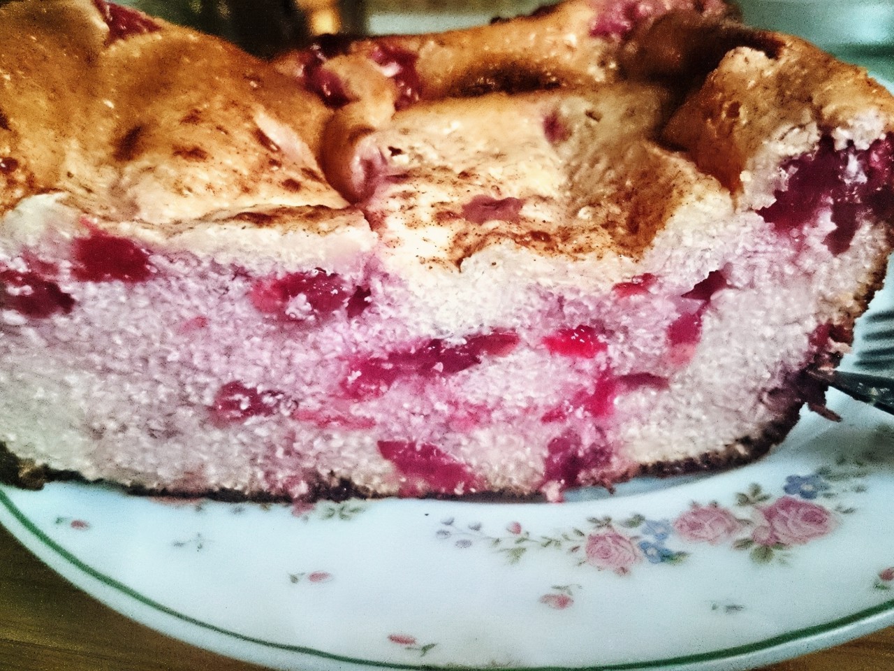 Protein Cottage Cheese Casserole with Berries