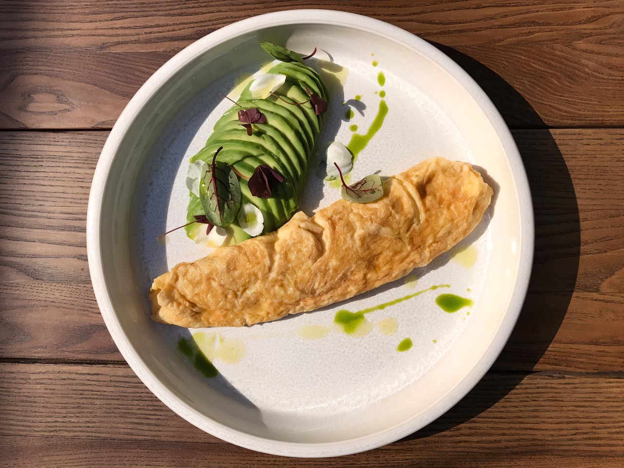 Egg White Omelette with Avocado