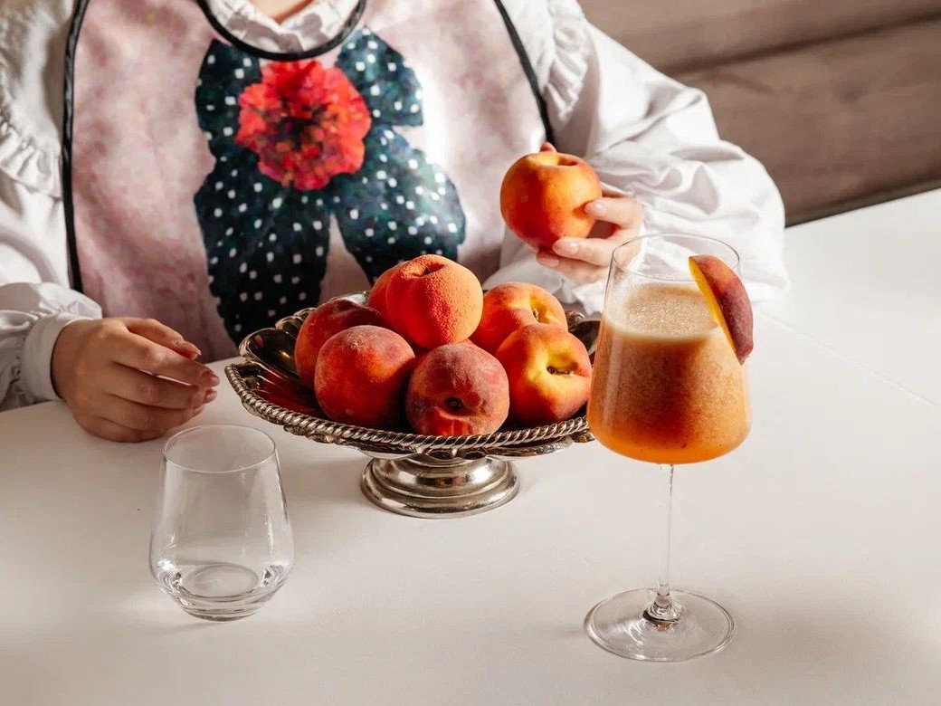 Bellini with Raspberry