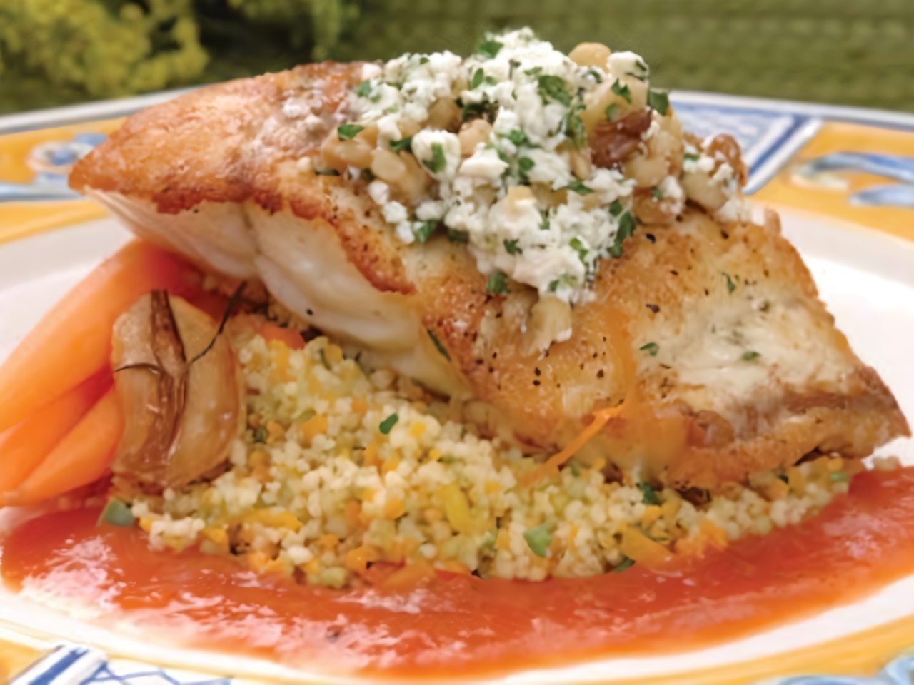Spotted Grouper Greek Style