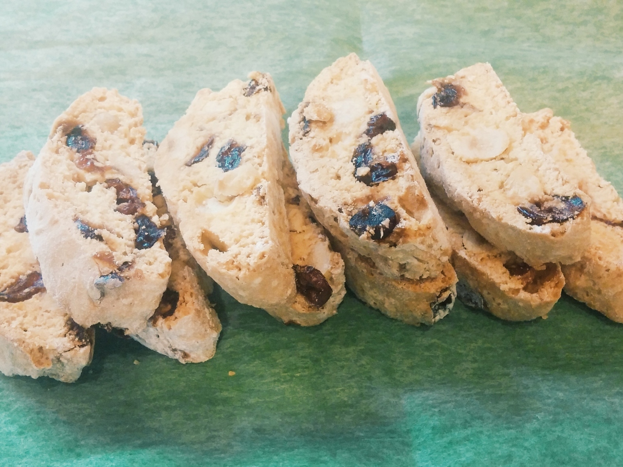 Biscotti with Hazelnuts and Cranberries