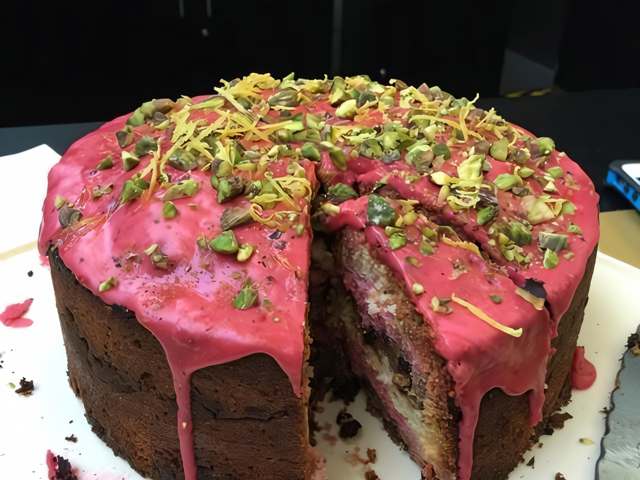 Sponge Cake with Currants
