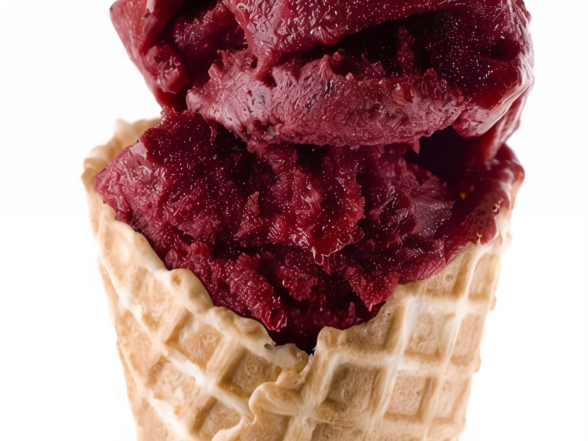 Quick Blueberry Sorbet