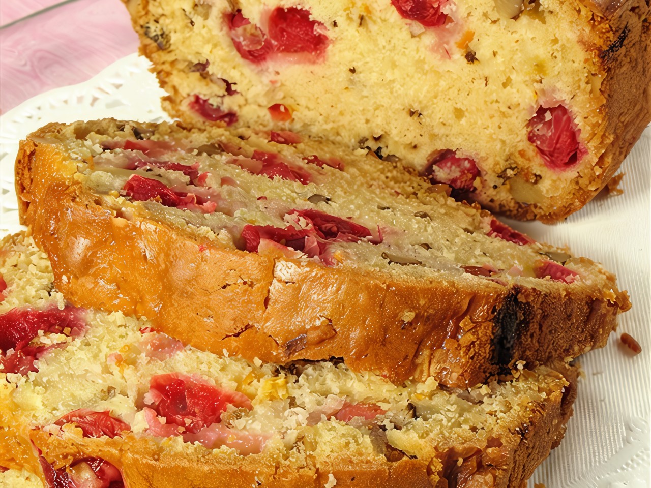 Quick Cornbread with Cranberries and Nuts