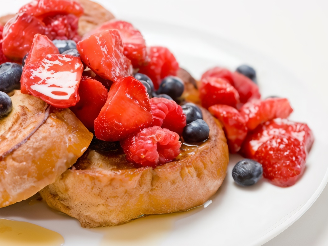 Quick Italian Lemon Bread with Berries