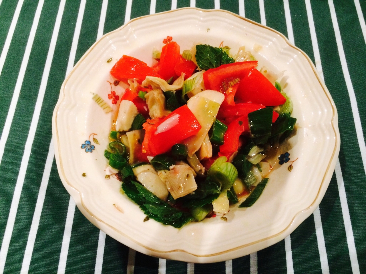 Quick Marinated Artichoke Salad