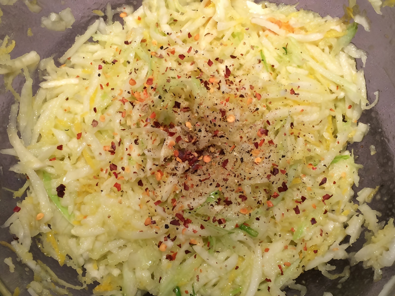 Quick Fennel Slaw with Lemon Zest
