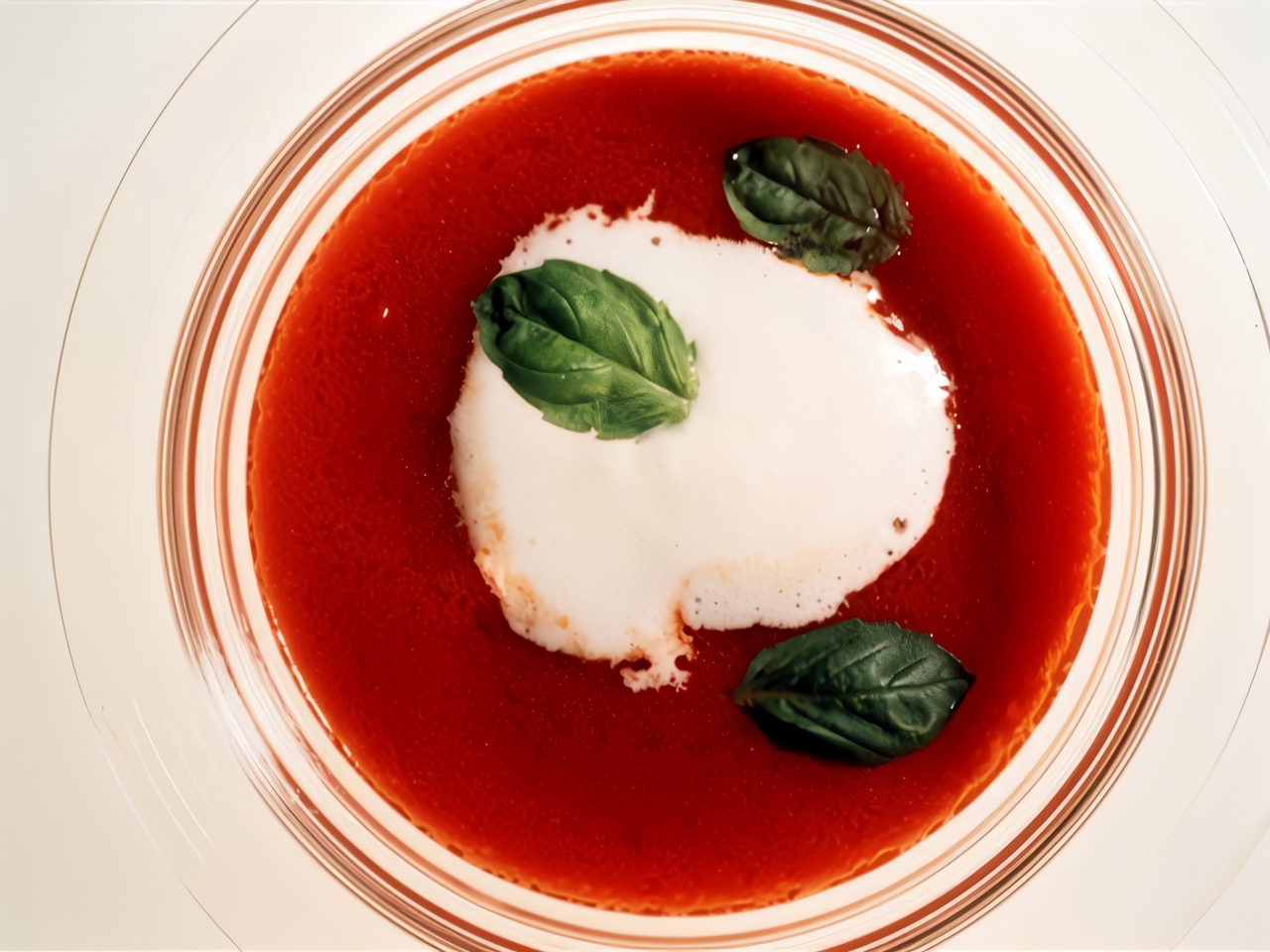 Quick Tomato Soup with Basil