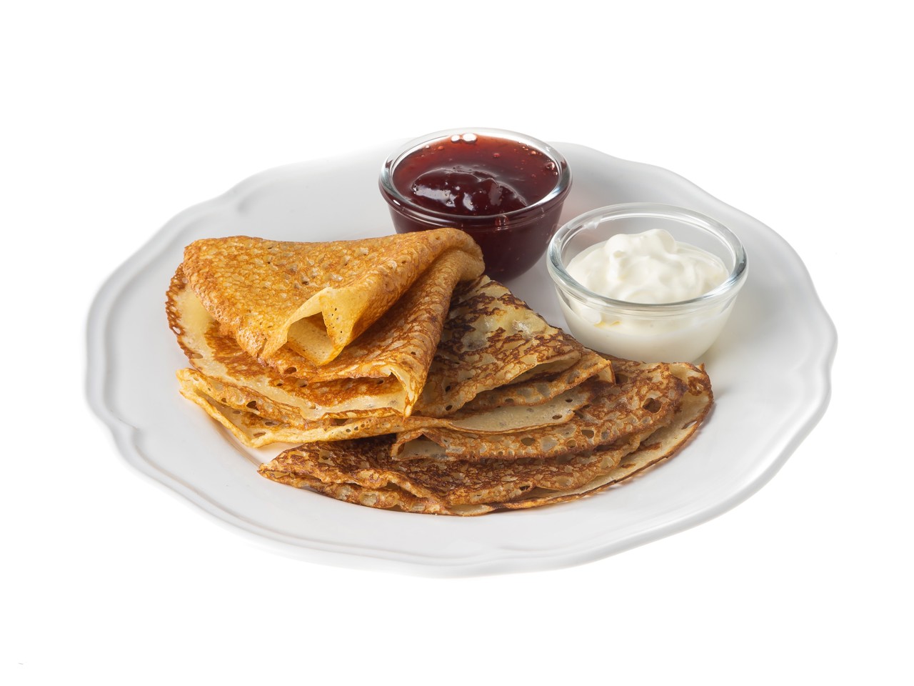 Eggless Crepes