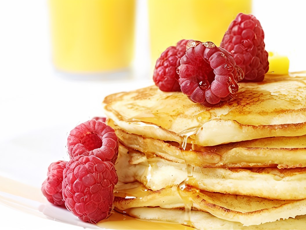 Tender Crepes with Cream and Sugar