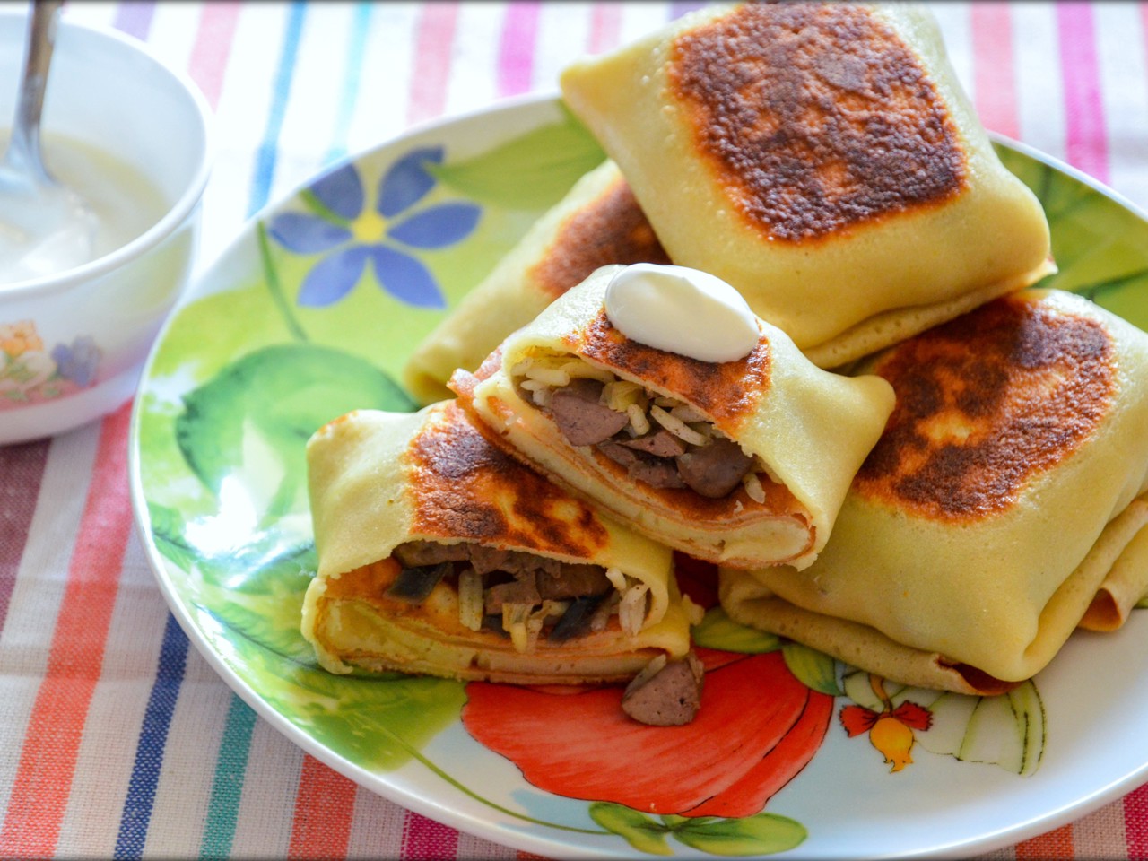 Pancakes with Liver