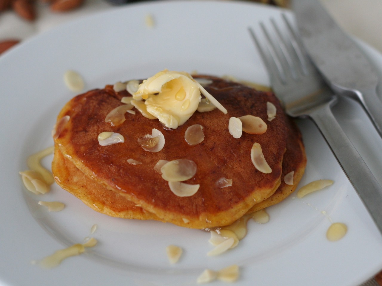 Pancakes with Pumpkin and Banana