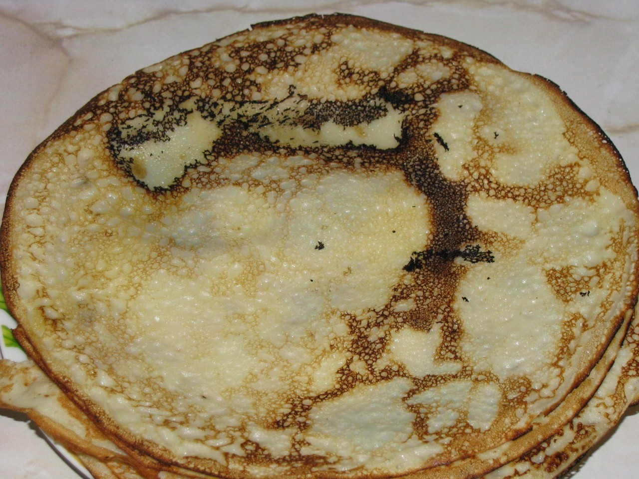 Pancakes with Mushrooms and Cheese