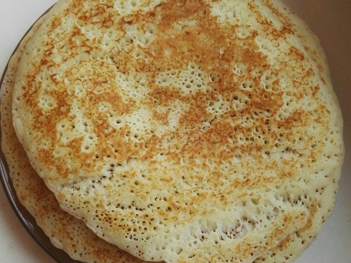 Custard Pancakes with Kefir