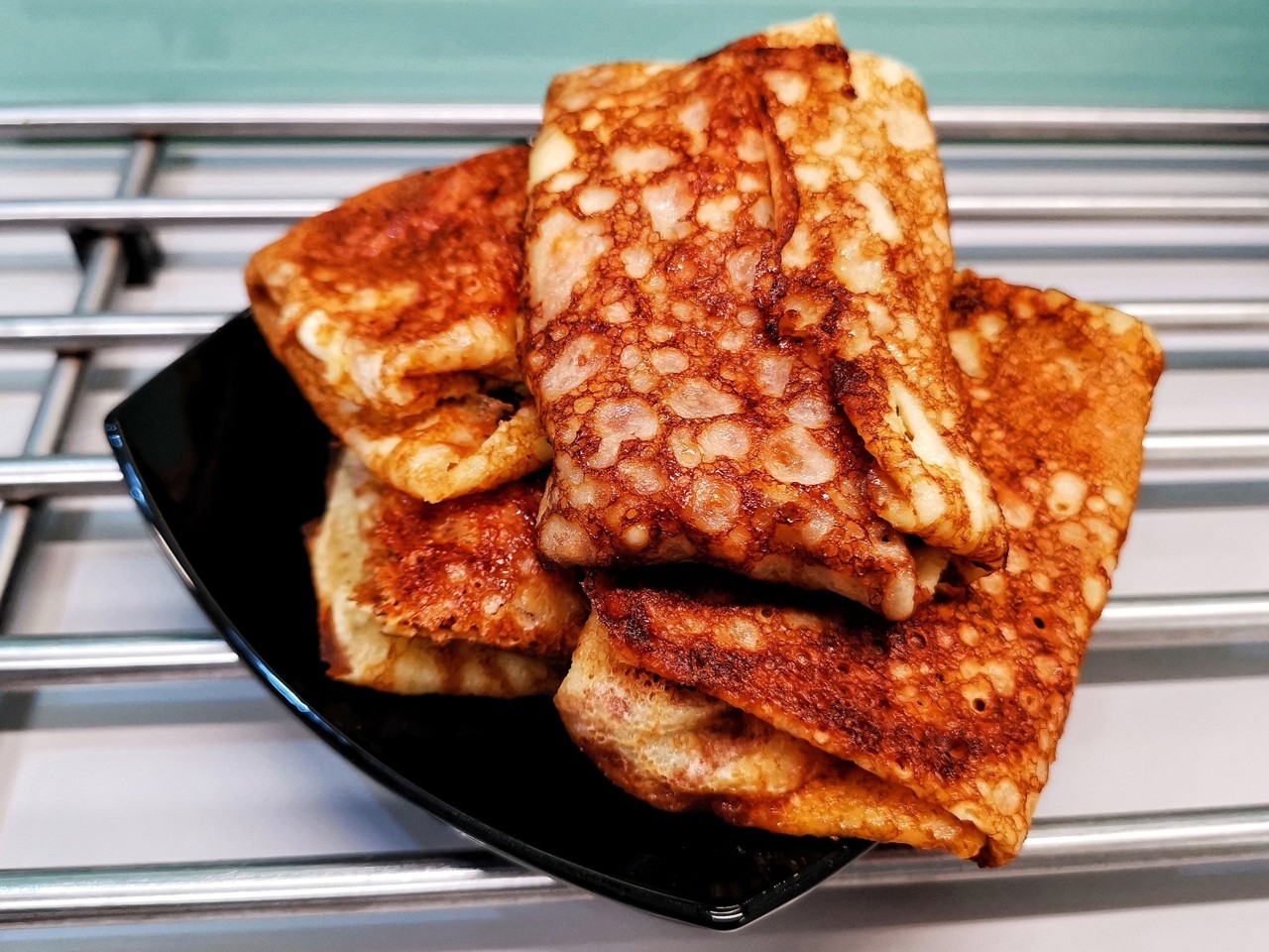 Pancakes with Sausage and Cheese