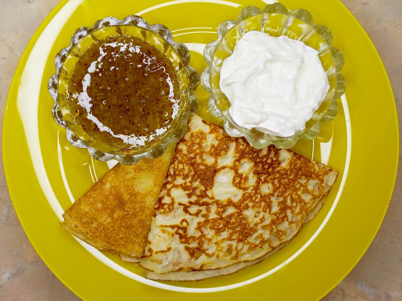Custard Pancakes