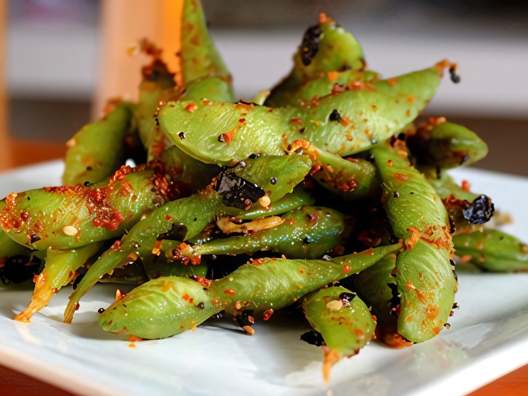 Edamame Beans in Spicy Sauce
