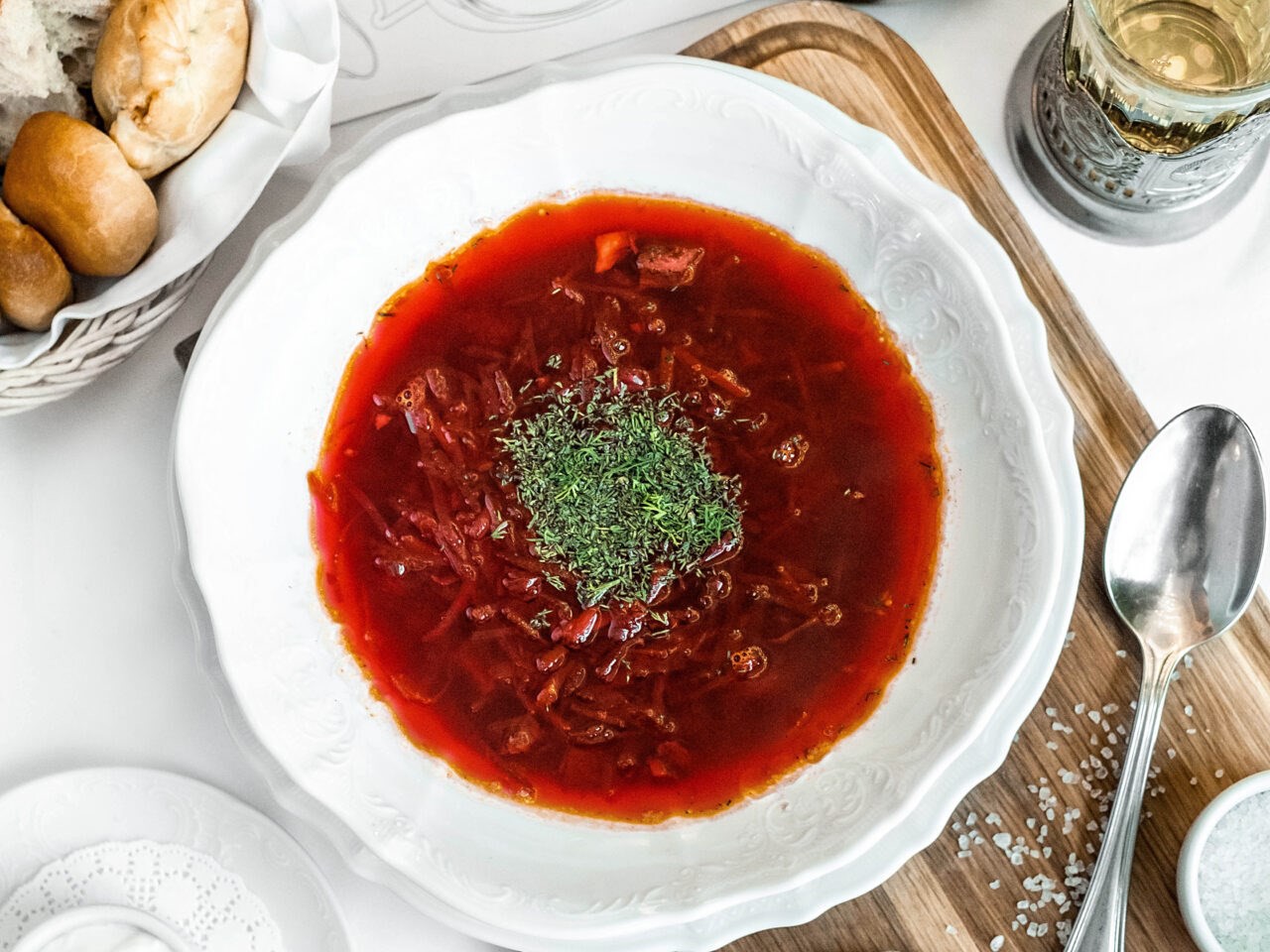 Borscht with Sauerkraut and Carrots