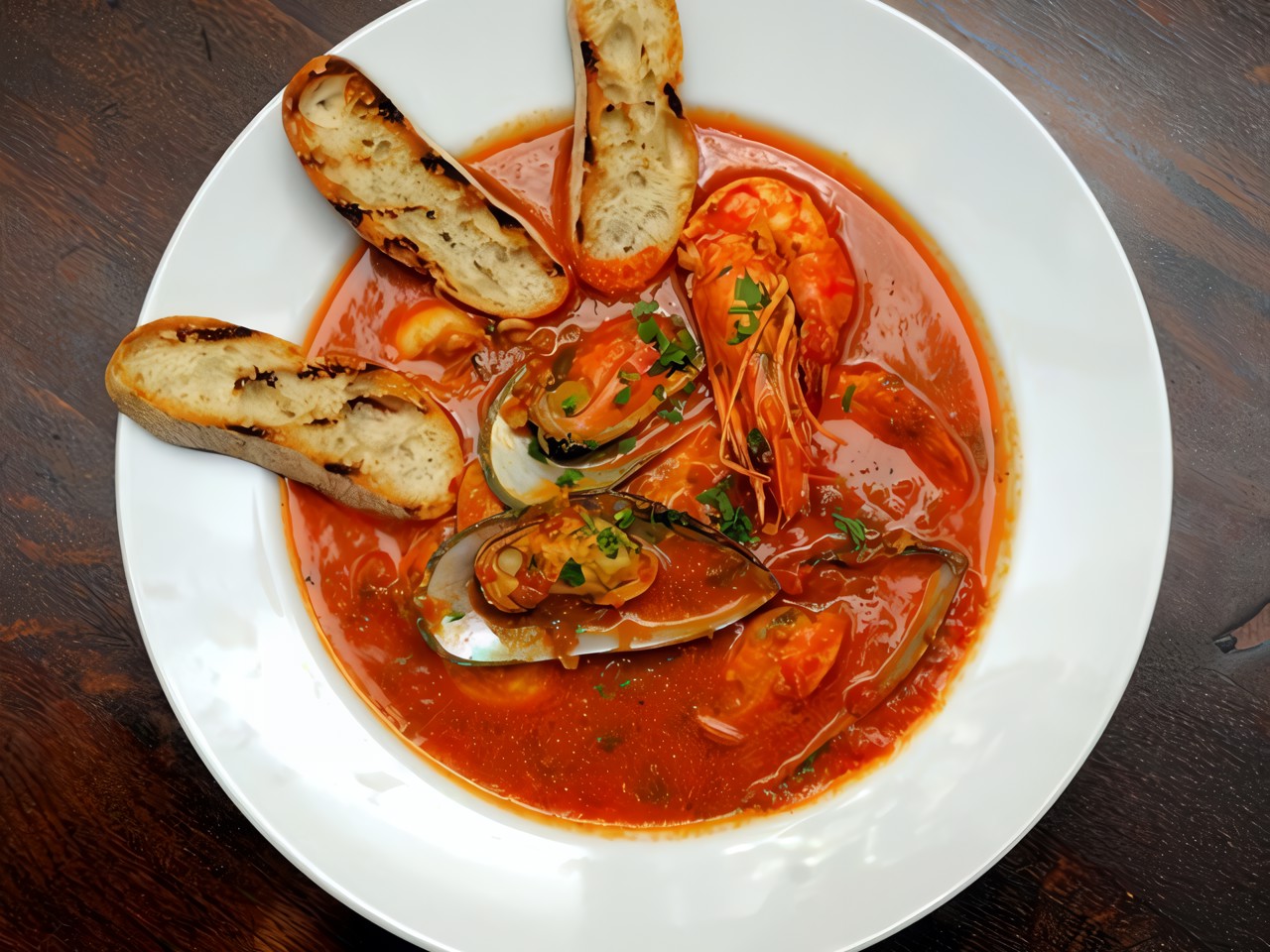 Borscht with Mussels