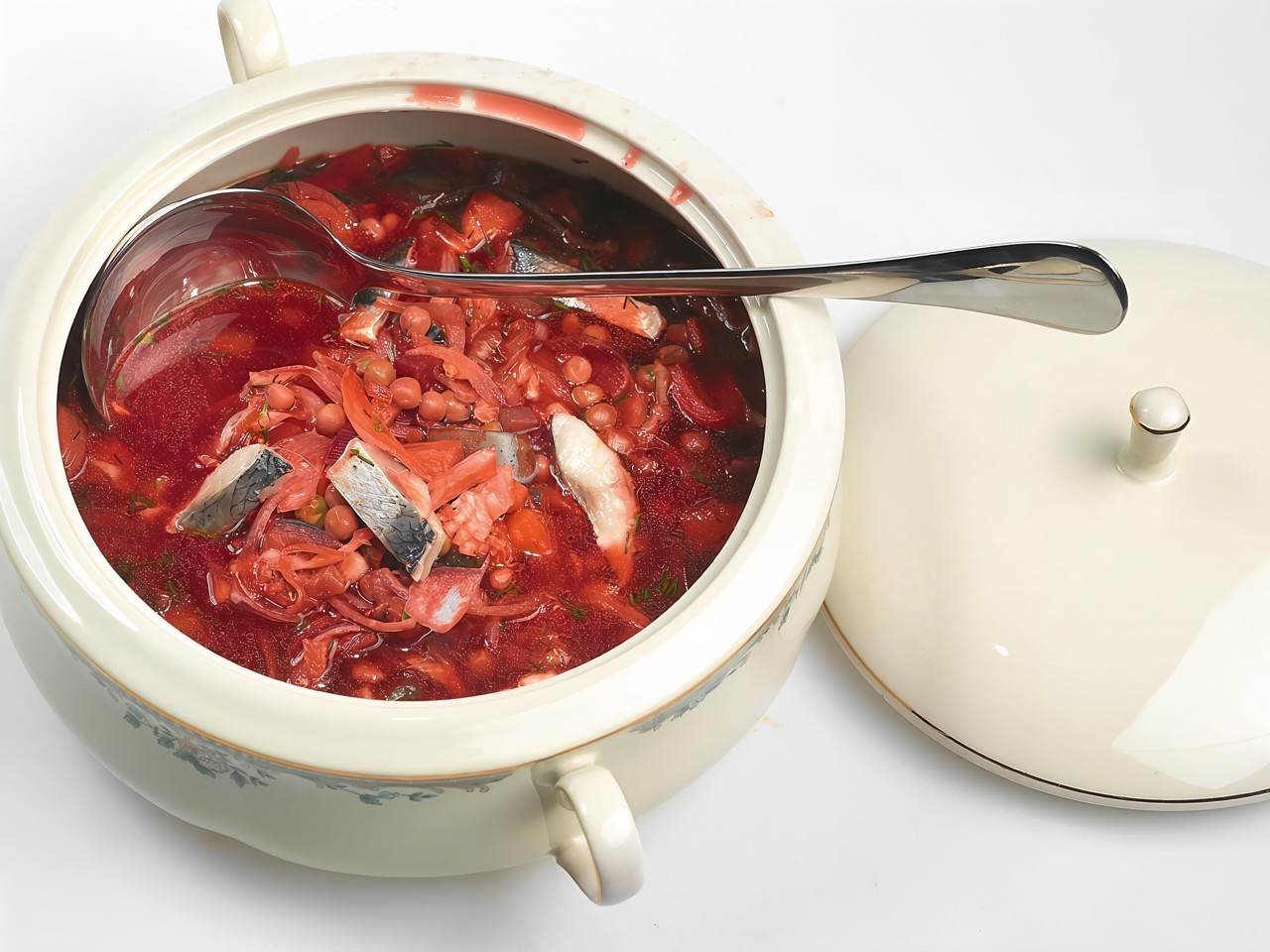 Borscht with Herring
