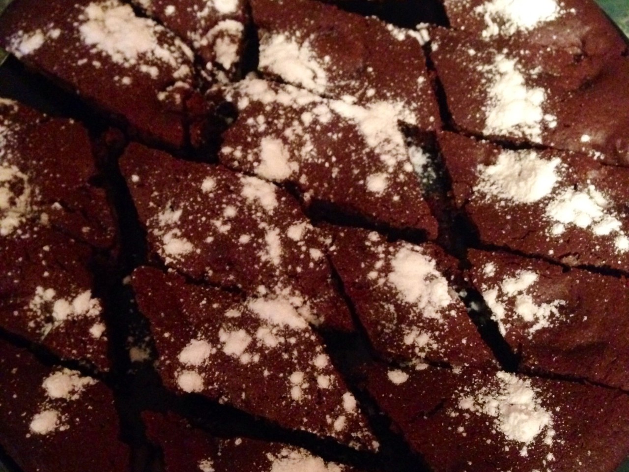 Brownies with Banana and Dark Chocolate