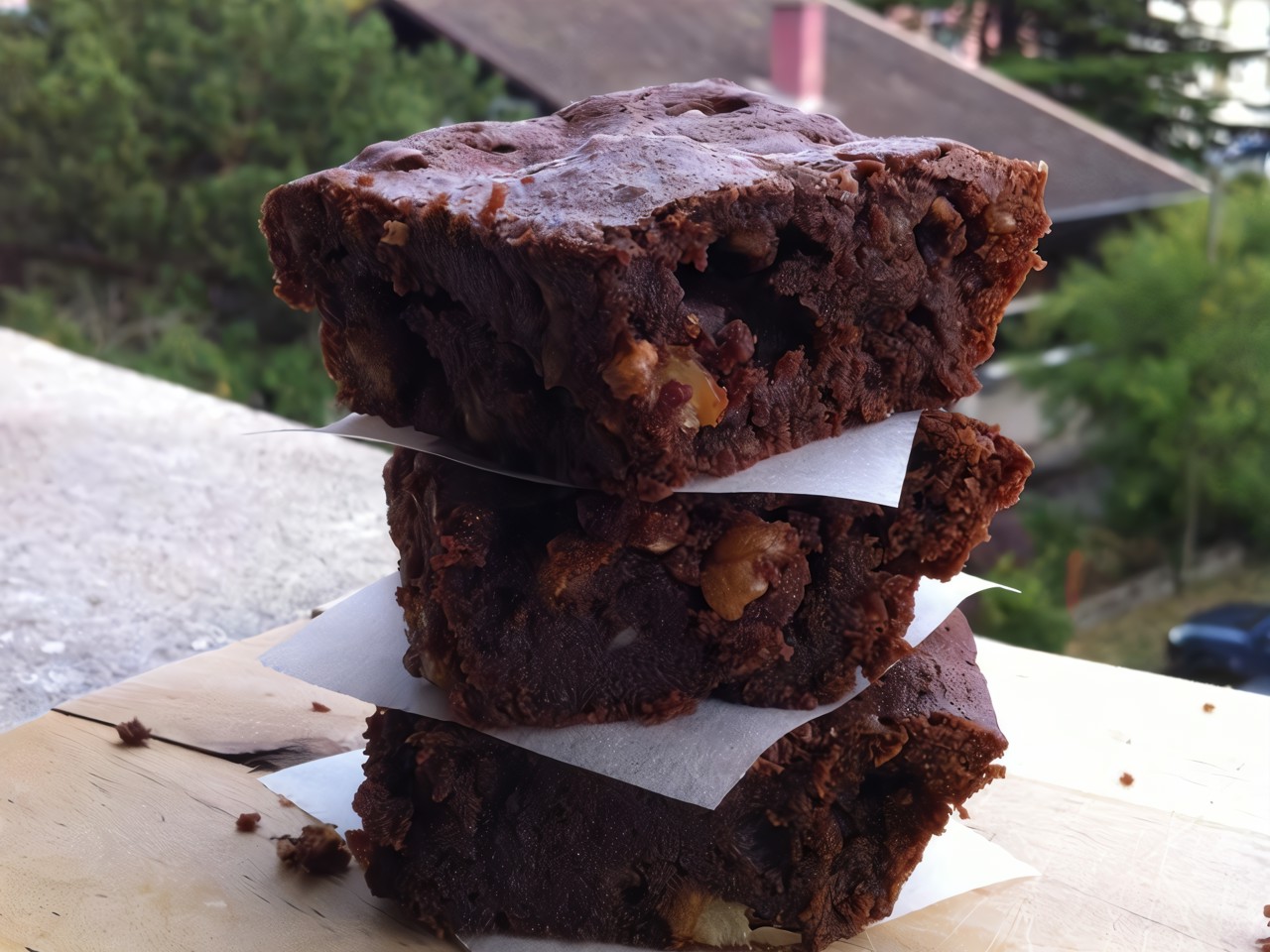 Brownies with Almonds