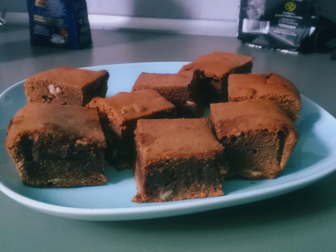 Brownies with Milk and Dark Chocolate