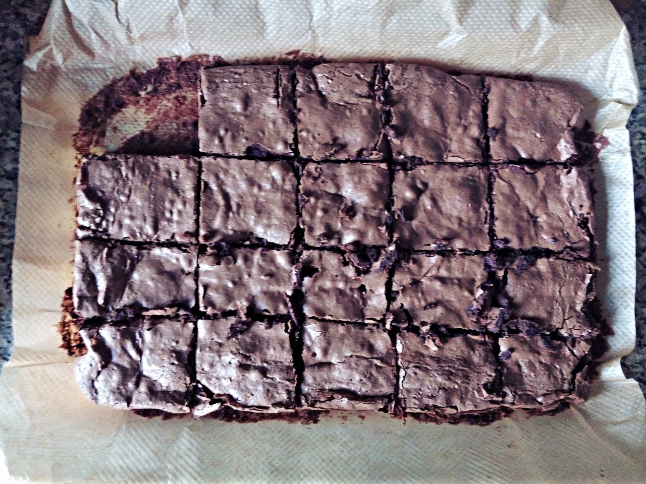 Brownies with Three Types of Chocolate