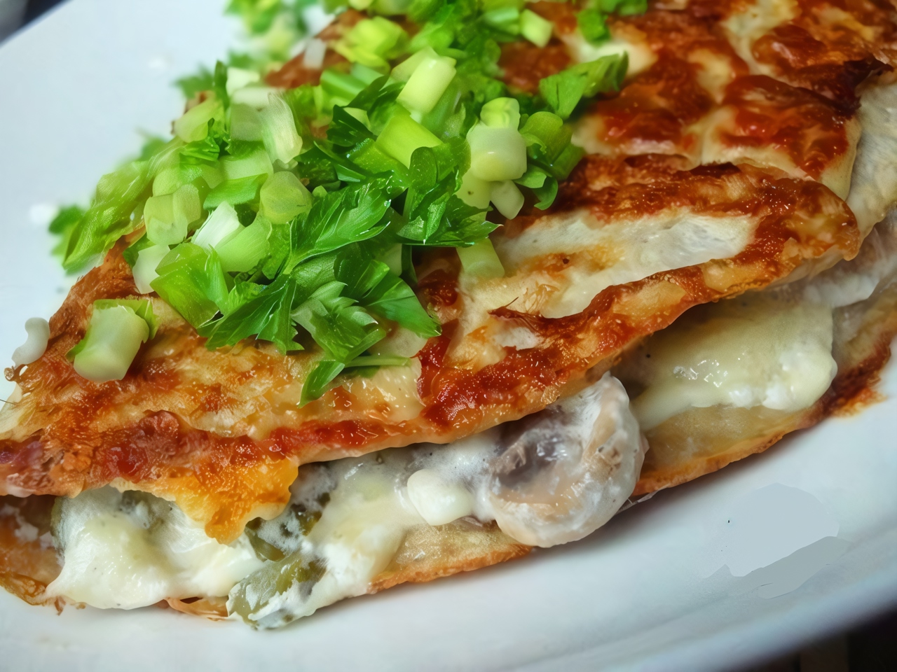 Brezol with Herbs and Mushrooms