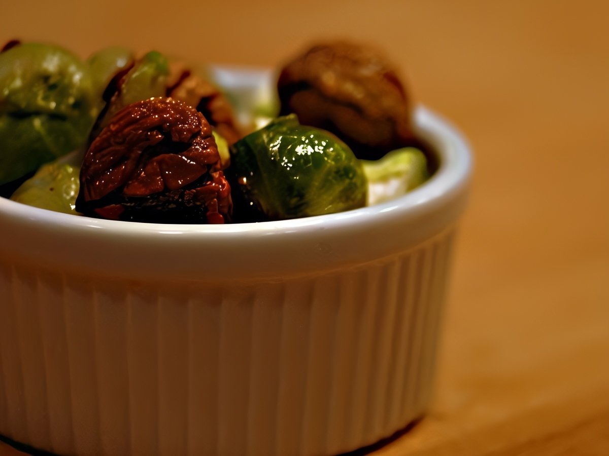 Brussels Sprouts with Chestnuts and Sage
