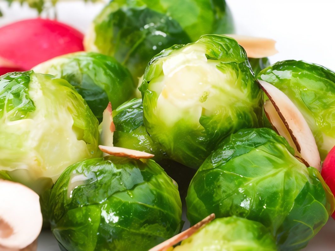 Brussels Sprouts with Lemon Juice and Almonds
