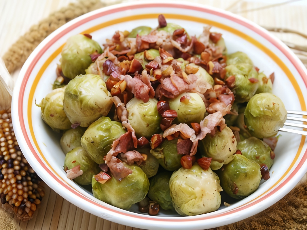 Brussels Sprouts with Pancetta and Chestnuts