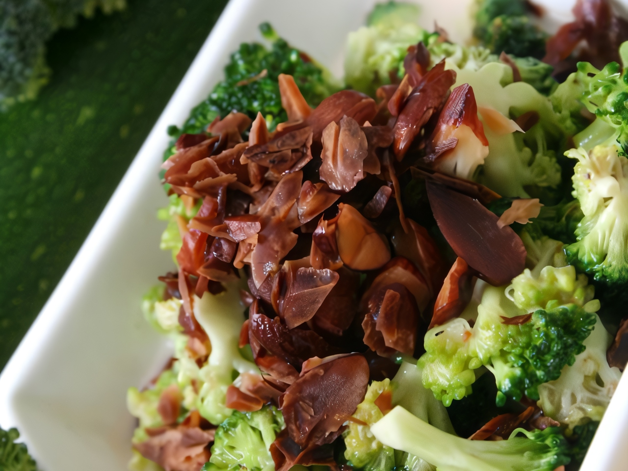 Broccoli with Almonds (Almondine)