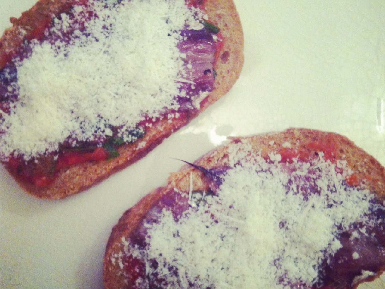 Bruschetta with Anchovies and Parmesan
