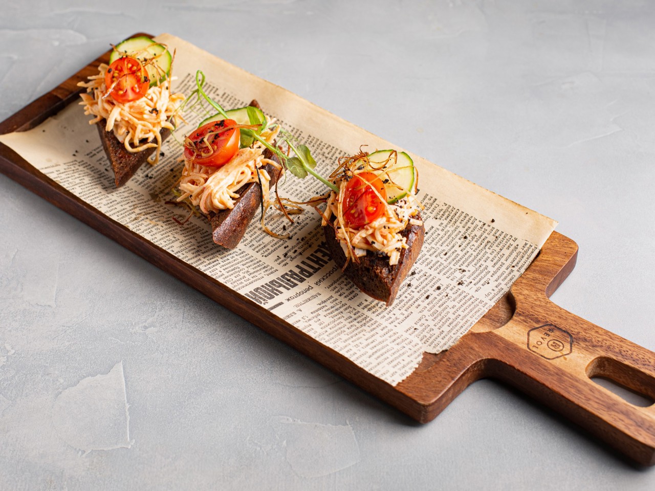 Crab Bruschetta